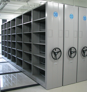 手動(dòng)檔案室密集柜