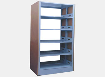 鋼木結(jié)合單節(jié)圖書(shū)館書(shū)架